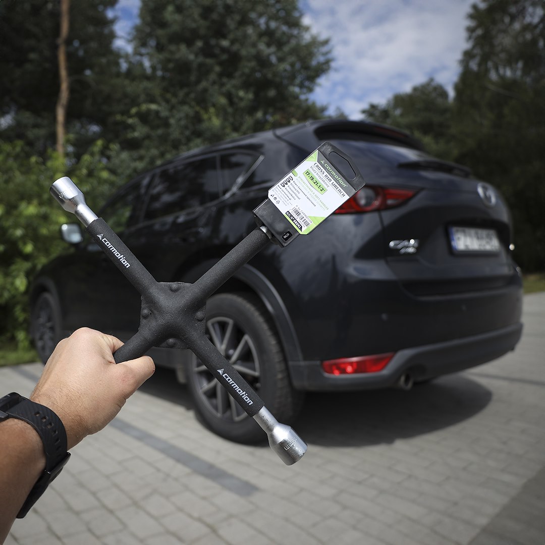 Keresztkulcs 16x350mm 17 19 21 12  megerősített gumírozott – kép 4