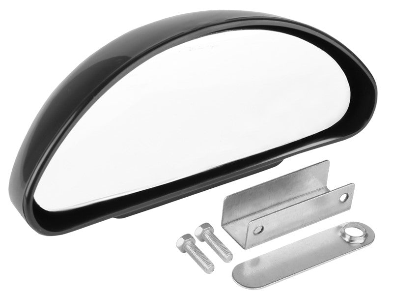 Kiegészítő panoráma külső visszapillantó tükör, fekete, 60x150 mm
