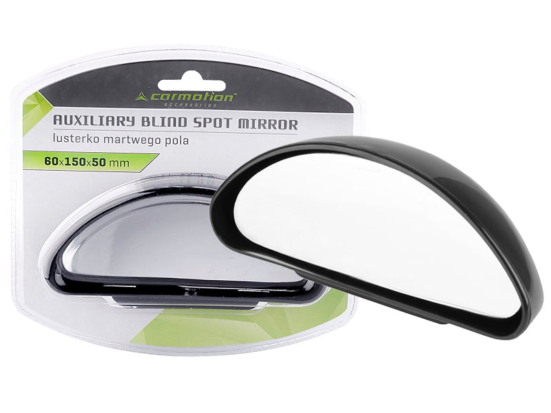 Kiegészítő panoráma külső visszapillantó tükör fekete 60x150 mm – kép 4