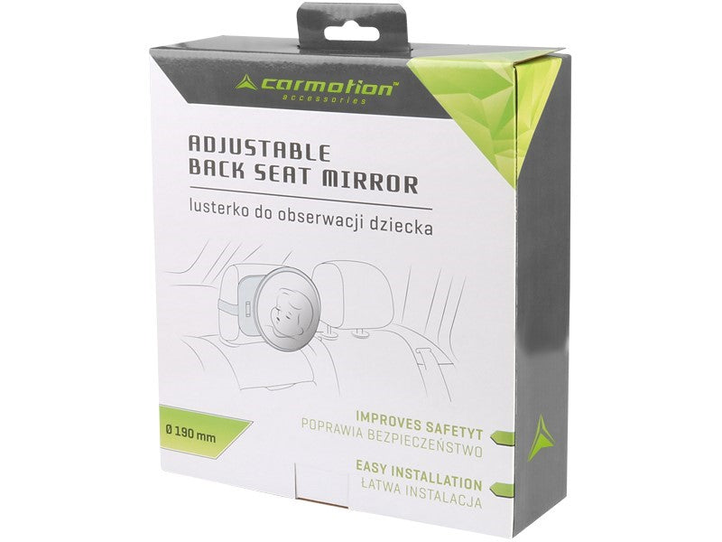 Gyermekmegfigyelő tükör a hátsó fejtámlához átm 197 mm – kép 4