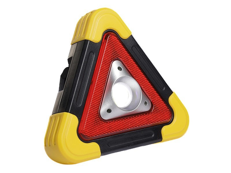 Solar LED figyelmeztető háromszög COB lámpával – kép 3