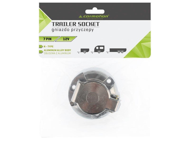 7 PIN es csatlakozóaljzat pótkocsihoz alumínium – kép 4