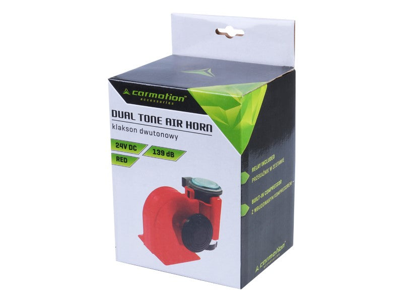 Fanfare 24V Nautilus kompresszorral piros – kép 2