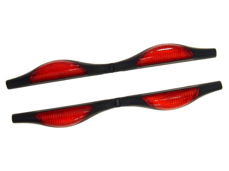 Ajtó lökhárítók, piros fényvisszaverők 2 db