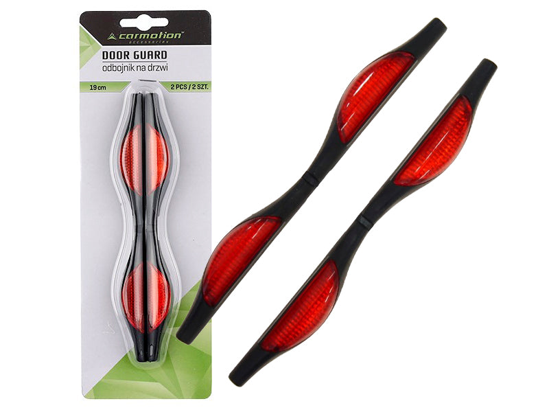 Ajtó lökhárítók piros fényvisszaverők 2 db – kép 3