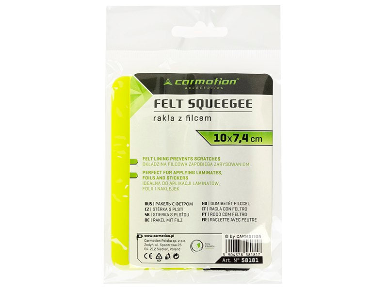 Filccel ellátott facsaró a fóliák és matricák felragasztásához – kép 3