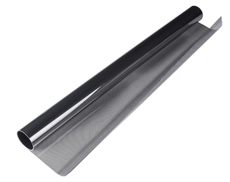 Dekorációs fólia diszkrét - fekete pöttyök, 50x300 cm