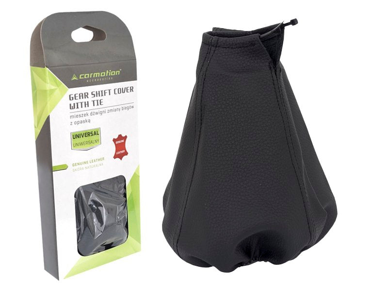 Váltókar tömlő pánttal természetes bőr fekete – kép 3