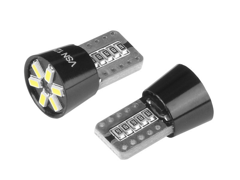izzó VISION W5W T10 12V 6x 3014 SMD LED CANBUS fehér 2 db – kép 2