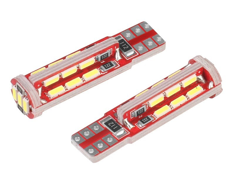 Izzó VISION W5W T10 12V 27x 4014 SMD LED CANBUS fehér 2 db – kép 2