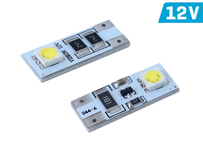 Izzó VISION W5W (T10) 12V 2x 5050 SMD LED, CANBUS, fehér, 2 db