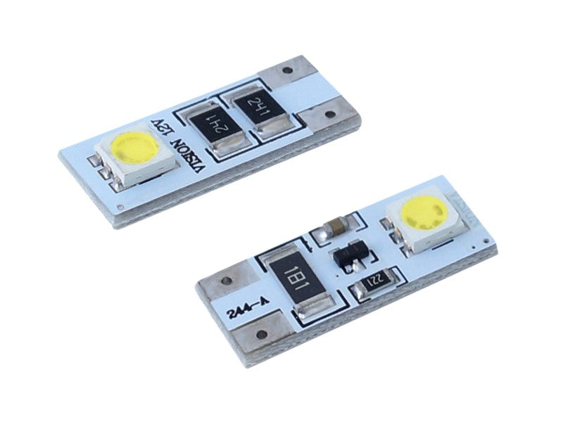 Izzó VISION W5W T10 12V 2x 5050 SMD LED CANBUS fehér 2 db – kép 2