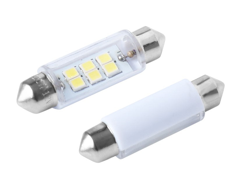 Izzó VISION Festoon SV8.5 41mm 12V 6x 2835 SMD LED, fehér, 2 db