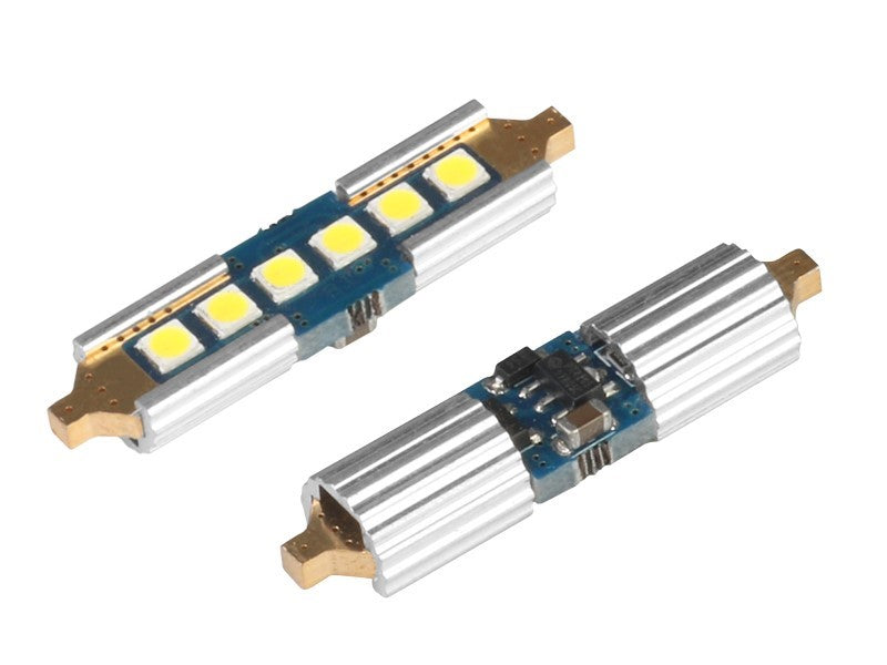 Izzó VISION Festoon SV85 39 mm 1224V 6x 3030 SMD LED nem poláris CANBUS fehér 2 db – kép 2