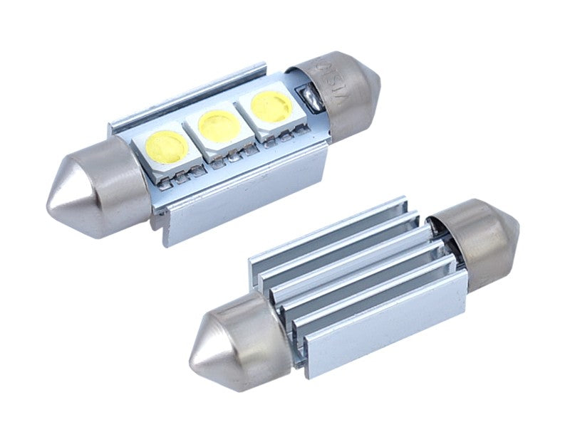 Izzó VISION Festoon SV85 36mm 12V 3x 5050 SMD LED CANBUS fehér 2 db – kép 2