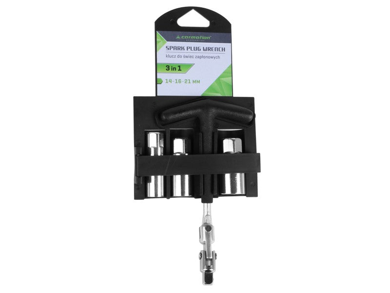 Gyertyakulcskulcs 14 mm es 16 mm es és 21 mm es dugókulcsokkal – kép 2