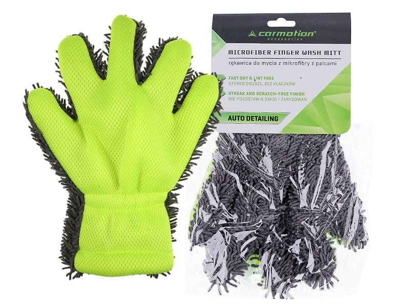 Mikroszálas zsenília ujjbegy  hálós kesztyű – kép 4