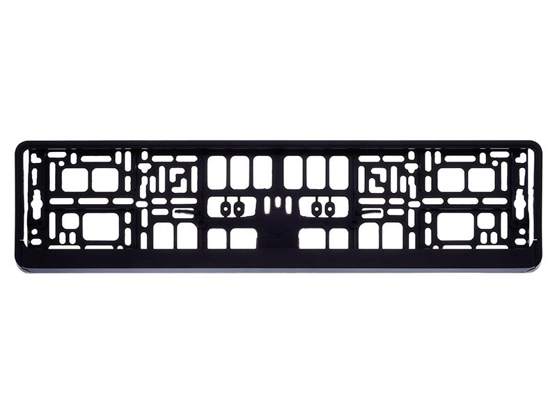 Rendszámtábla keret fekete rugalmas PP  PS – kép 2