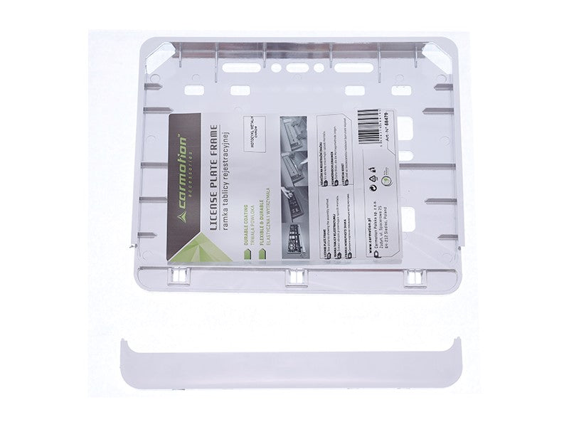 Motorkerékpár rendszámtábla keret krómozott – kép 3