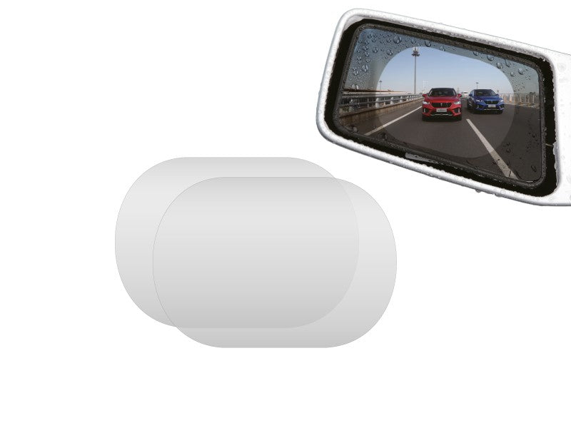Hidrofób fólia tükrökhöz, ovális, 100 x 150 mm, 2 db