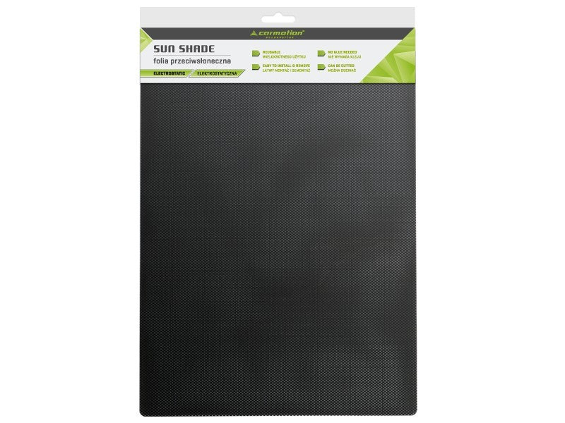 Statikus fólia üveghez 35x47cm fekete – kép 2