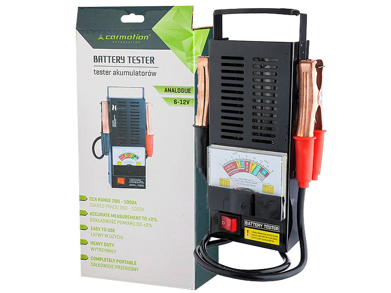 Akkumulátor tesztelő 6 12V analóg – kép 3