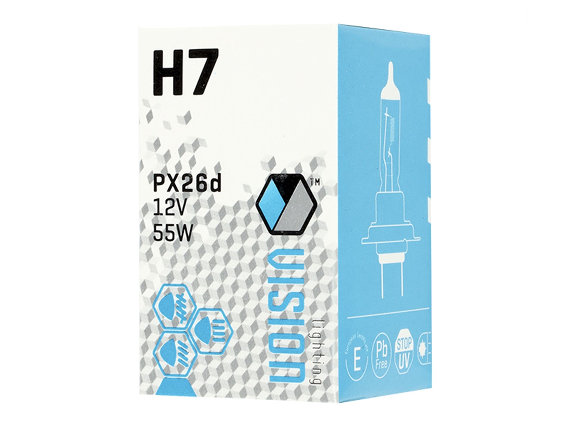 Izzó VISION H7 12V 55W PX26d U E4 12V 55W – kép 4