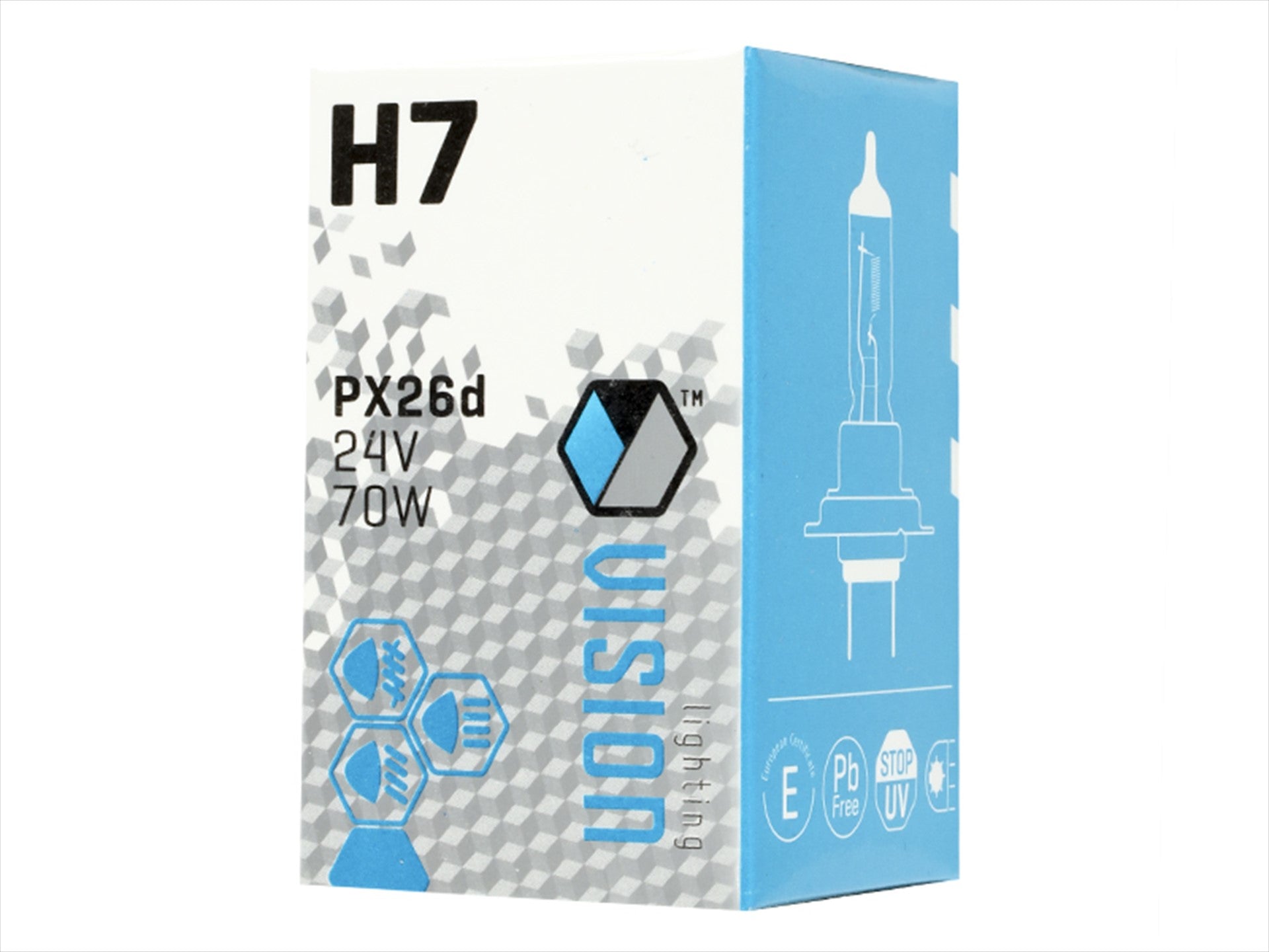 Izzó VISION H7 24V 70W PX26d U E6 – kép 4