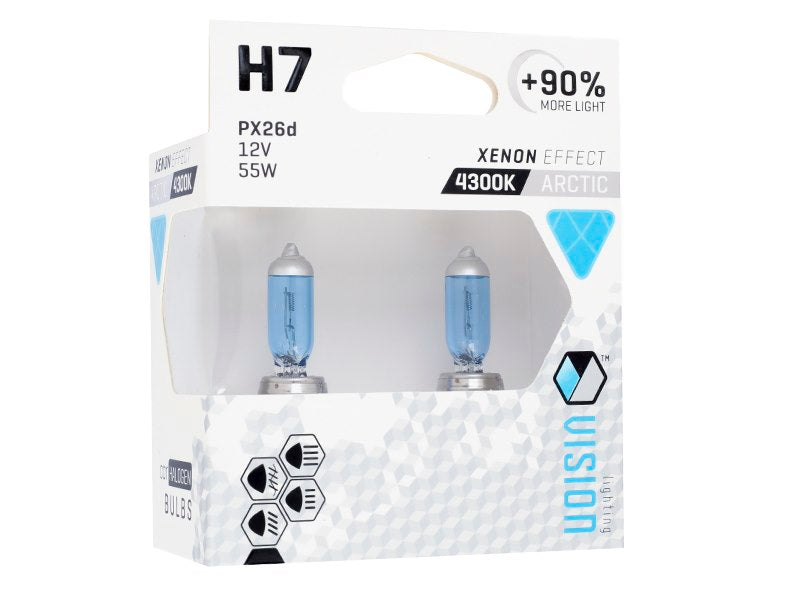 Izzók VISION sarkvidéki fehér H7 12V 55W PX26d U E4  90% 2 db – kép 2