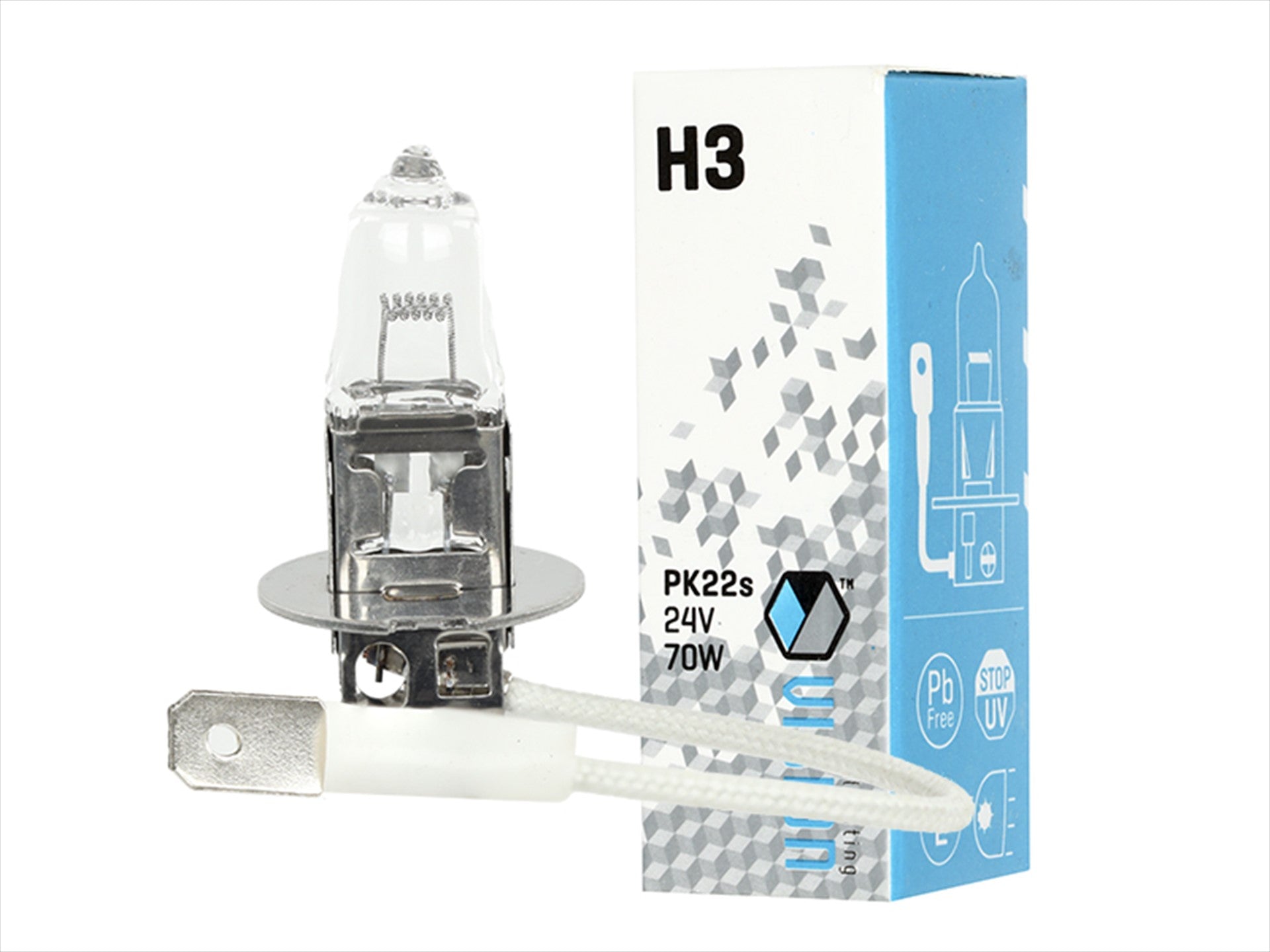 izzó VISION H3 24V 70W PK22s U E4 – kép 3