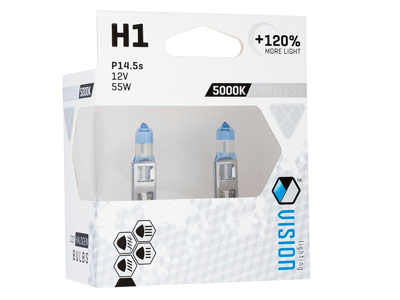 Izzók VISION limitless fehér H1 12V 55W P145s U E4  120% 2 db – kép 2