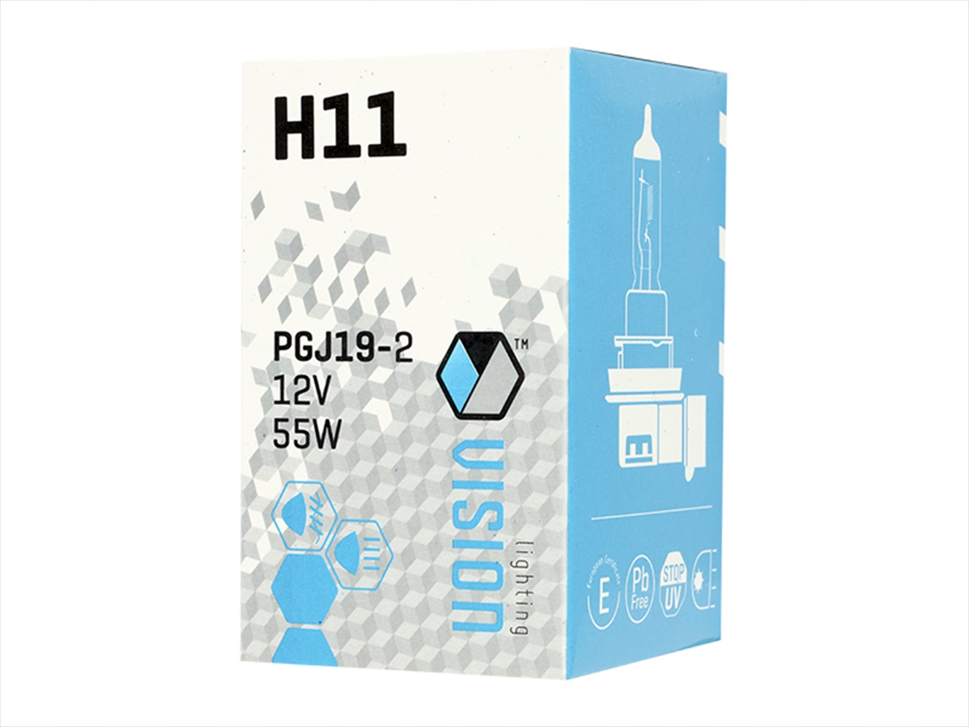 Izzó VISION H11 12V 12V 55W PGJ19 2 U E4 – kép 4