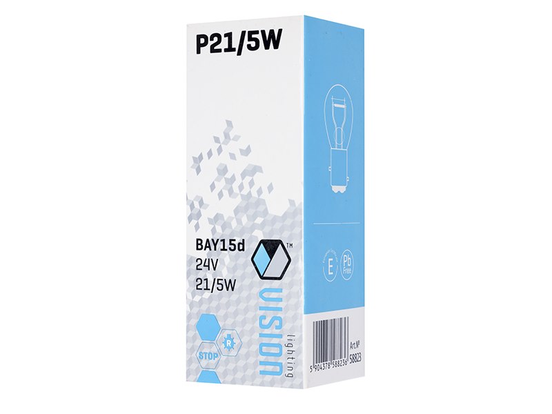 Izzó VISION P21  5W 24V 21  5W BAY15d E4 – kép 4