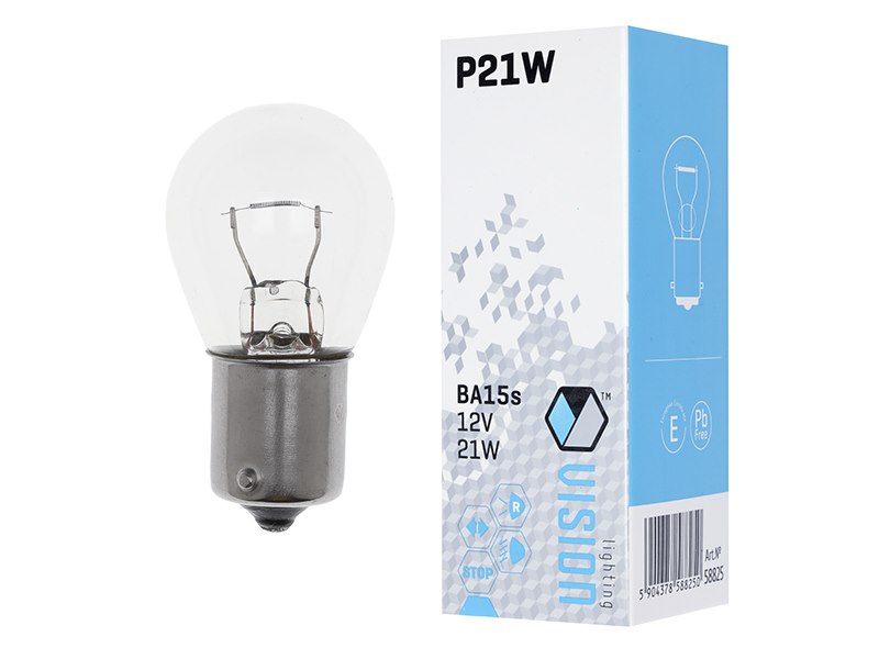 Izzó VISION P21W 12V 21W 21W BA15s E4 – kép 3