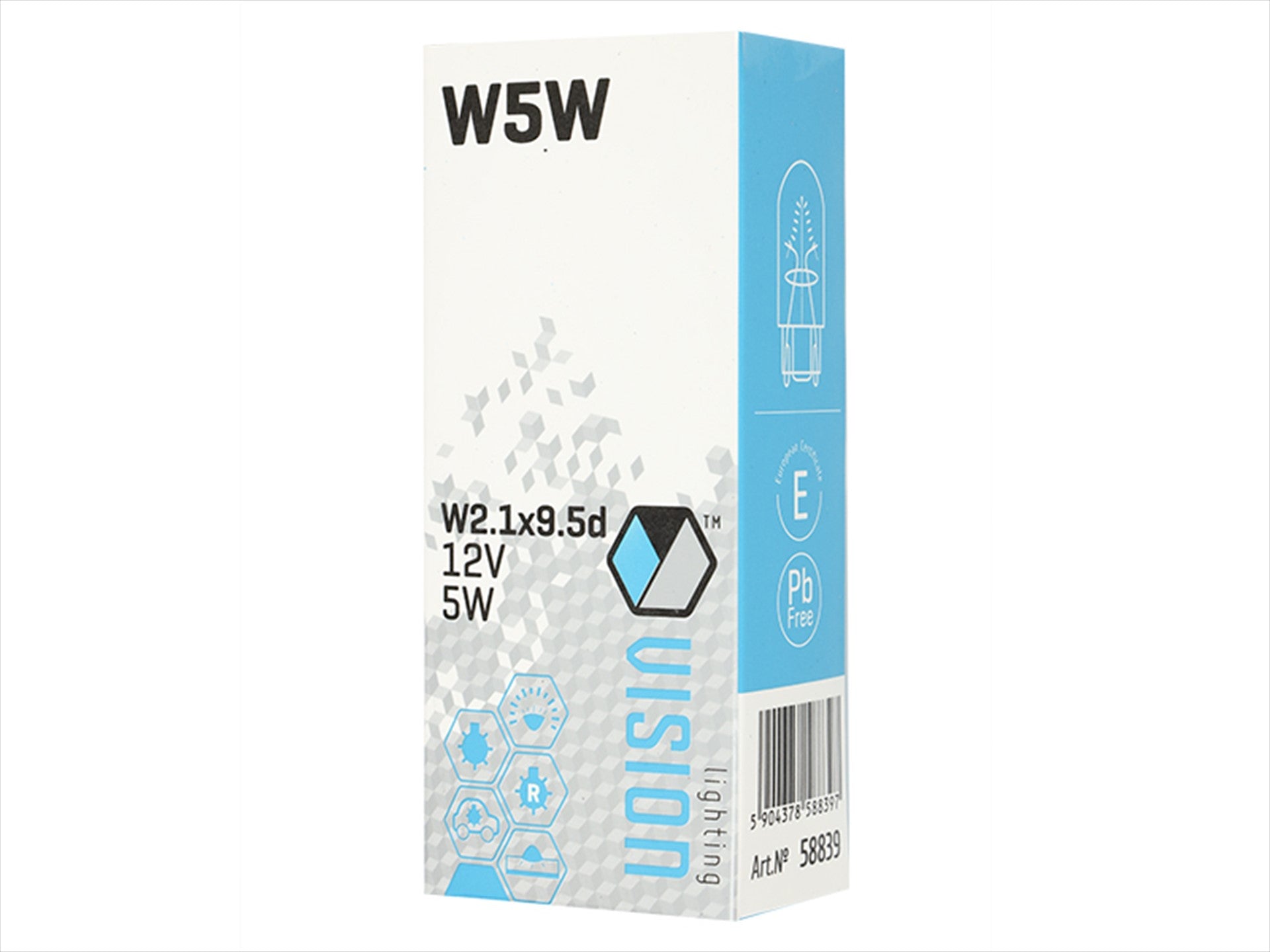 Izzó VISION W5W 12V 5W W21x95d E4 – kép 4