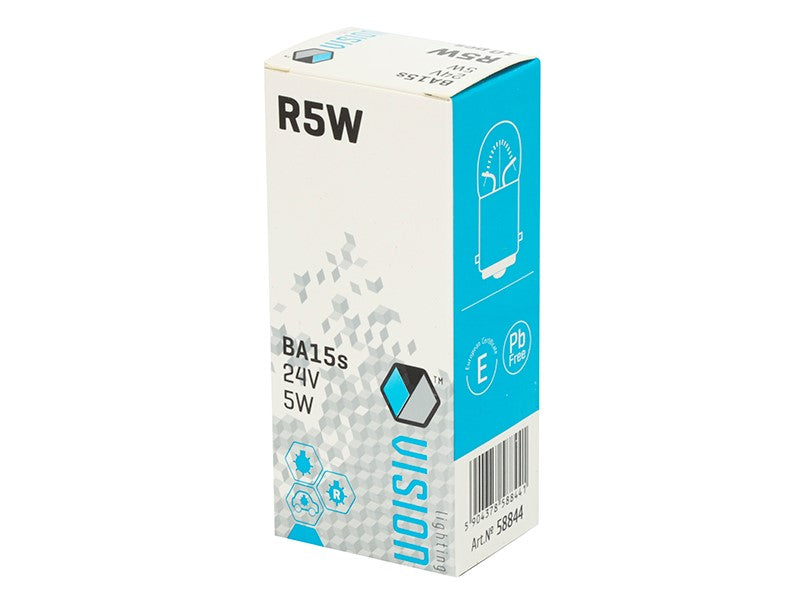 izzó VISION R5W 24V 5W BA15s E4 – kép 3