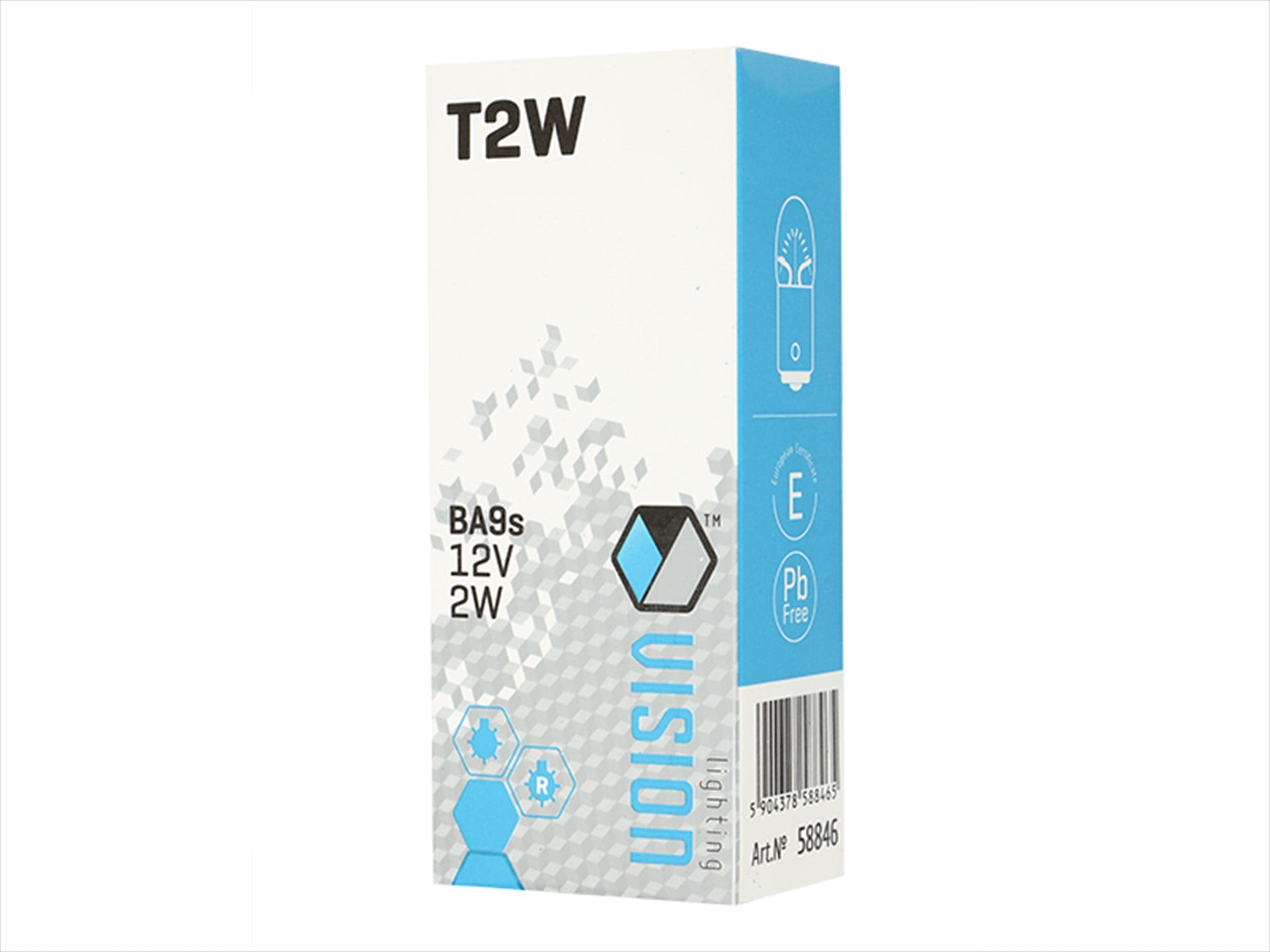 Izzó VISION T2W 12V 2W 2W BA9s E4 – kép 4