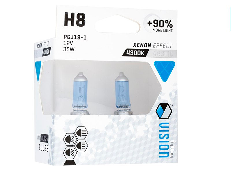Izzók VISION sarkvidéki fehér H8 12V 35W PGJ19 1 U E4  90% 2 db – kép 2
