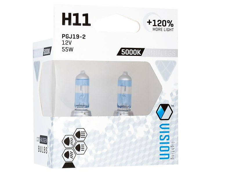 Izzók VISION limitless white H11 12V 55W PGJ19 2 U E4  120% 2 db – kép 2