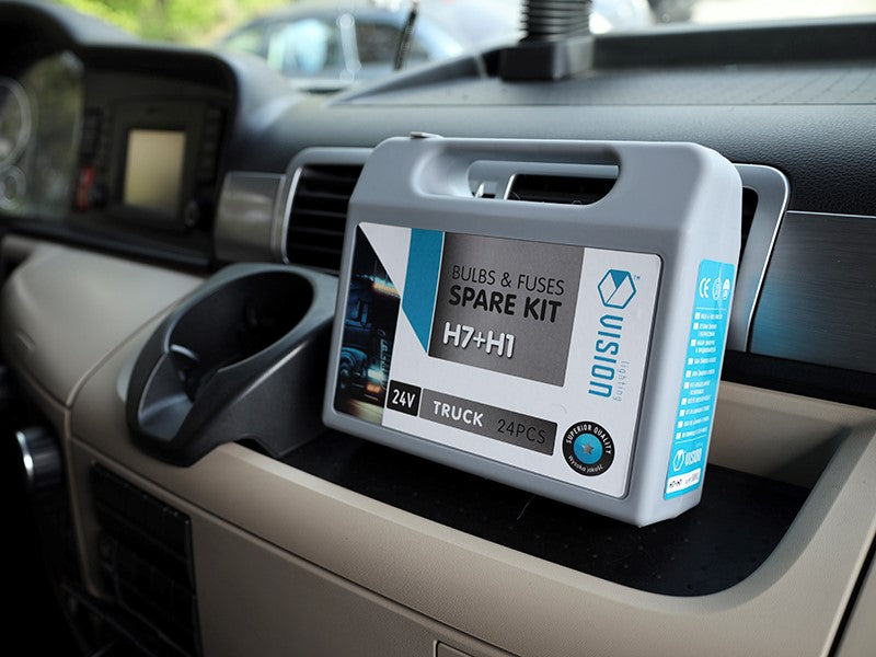 VISION H7 24V 70W  H1 24V 70W  22 elemű izzó pótlólagos készlet VISION H7 24V 70W  H1 24V 70W  22 elemű izzó – kép 4
