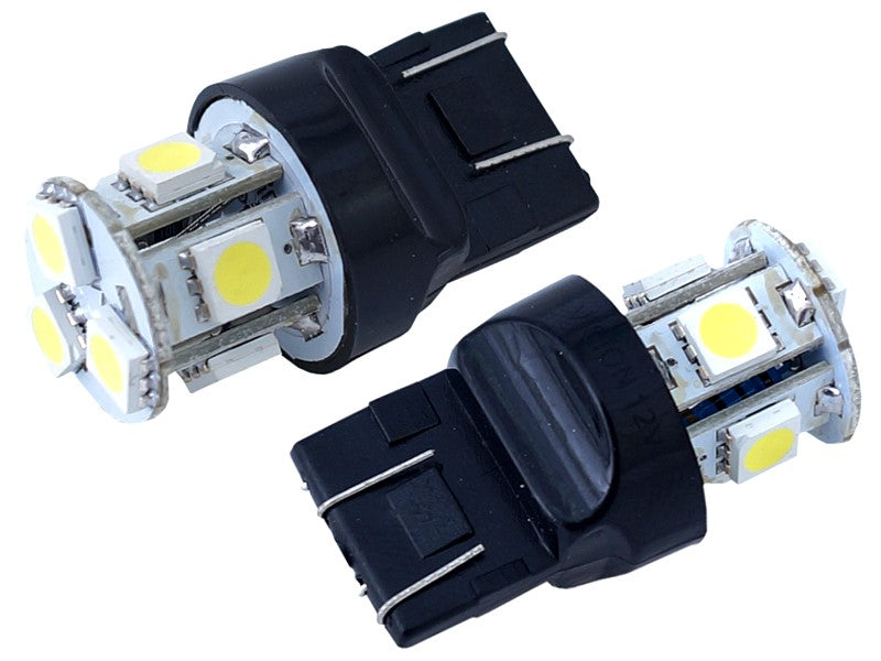 Izzó VISION W21  5W T20q 12V 8x 5050 SMD LED fehér 2 db – kép 2