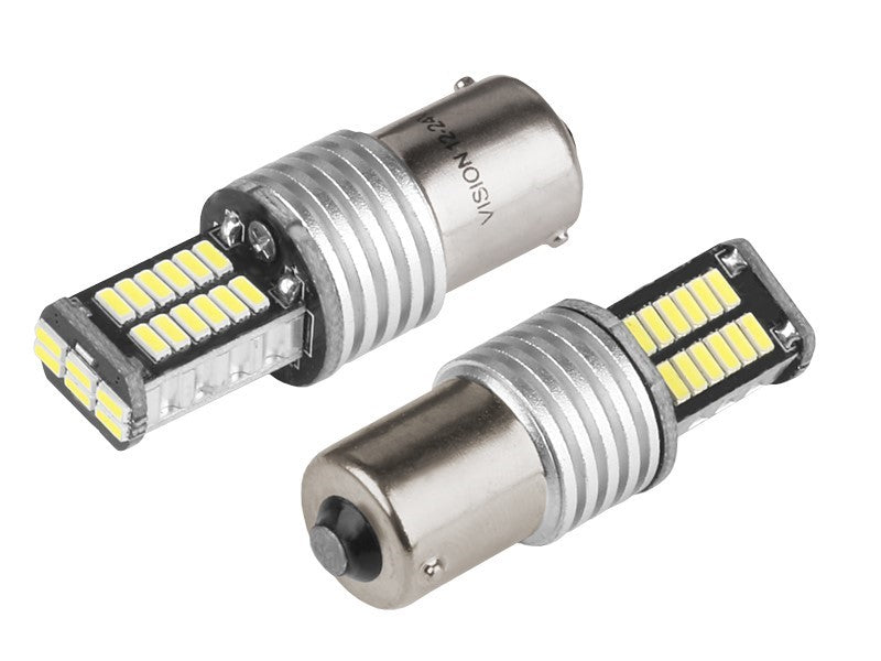 Izzó VISION P21W BA15s 1224V 30x 4014 SMD LED CANBUS fehér 2 db – kép 2