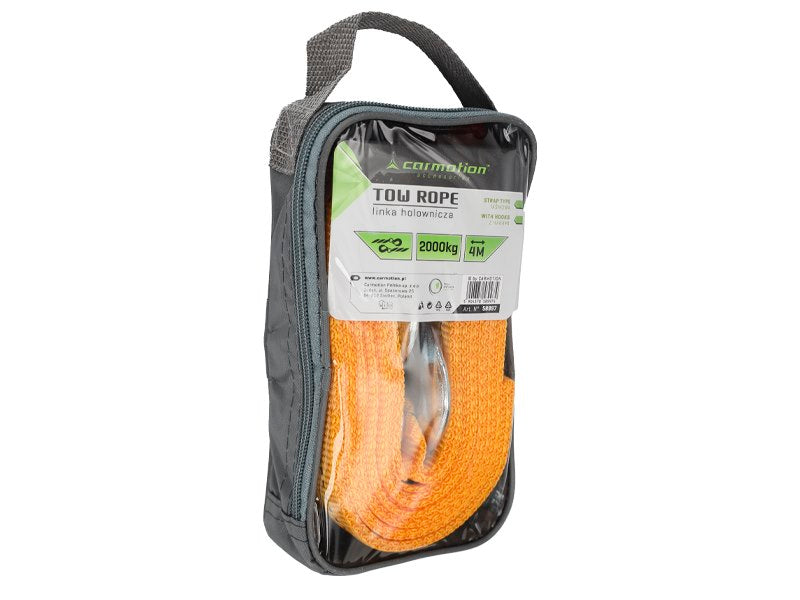 Vontatókötél PGW 2000 kg ig 4 m es kampókkal – kép 3