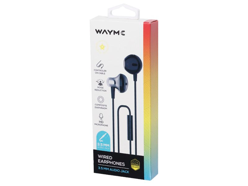 WAYME fülhallgató mikrofonnal 35 mm es AUX csatlakozóval – kép 3