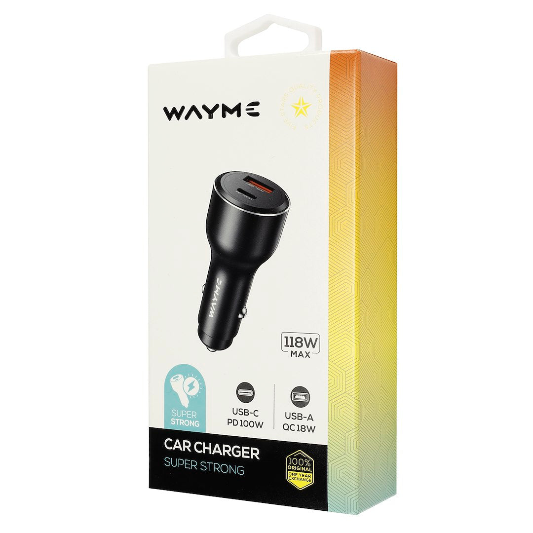 WAYME töltő 1224V USB 18W  USB C PD 100W – kép 3