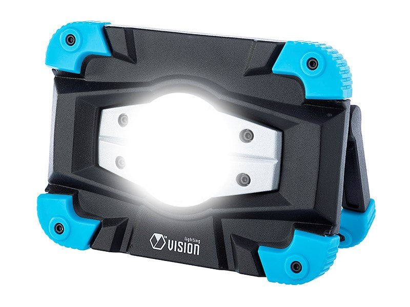 Led munkalámpa 10W COB LED újratölthető 1000 lm IK08 IP54  mágneses tartókar – kép 3