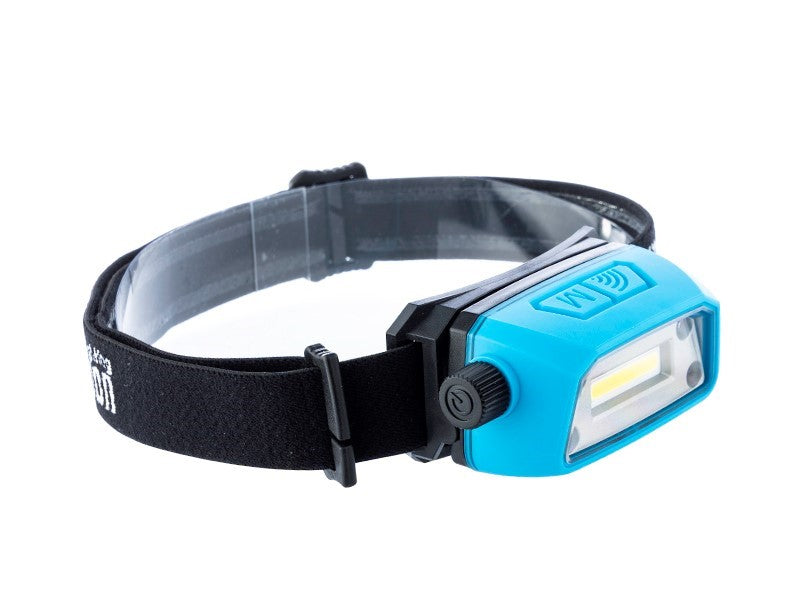 Újratölthető fejlámpa 5W COB LED 350 lm IK07 IP67 mozgásérzékelős kapcsolóval – kép 3