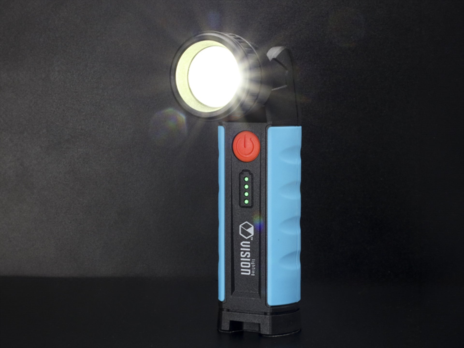 Újratölthető forgó műhelylámpa 10W SMD Super Bright 900lm – kép 4