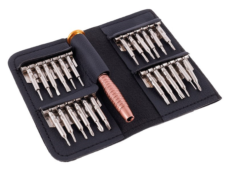 Precíziós csavarhúzó készlet, 25 db