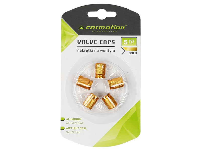 Alumínium szelepsapka 5 db arany színű – kép 3